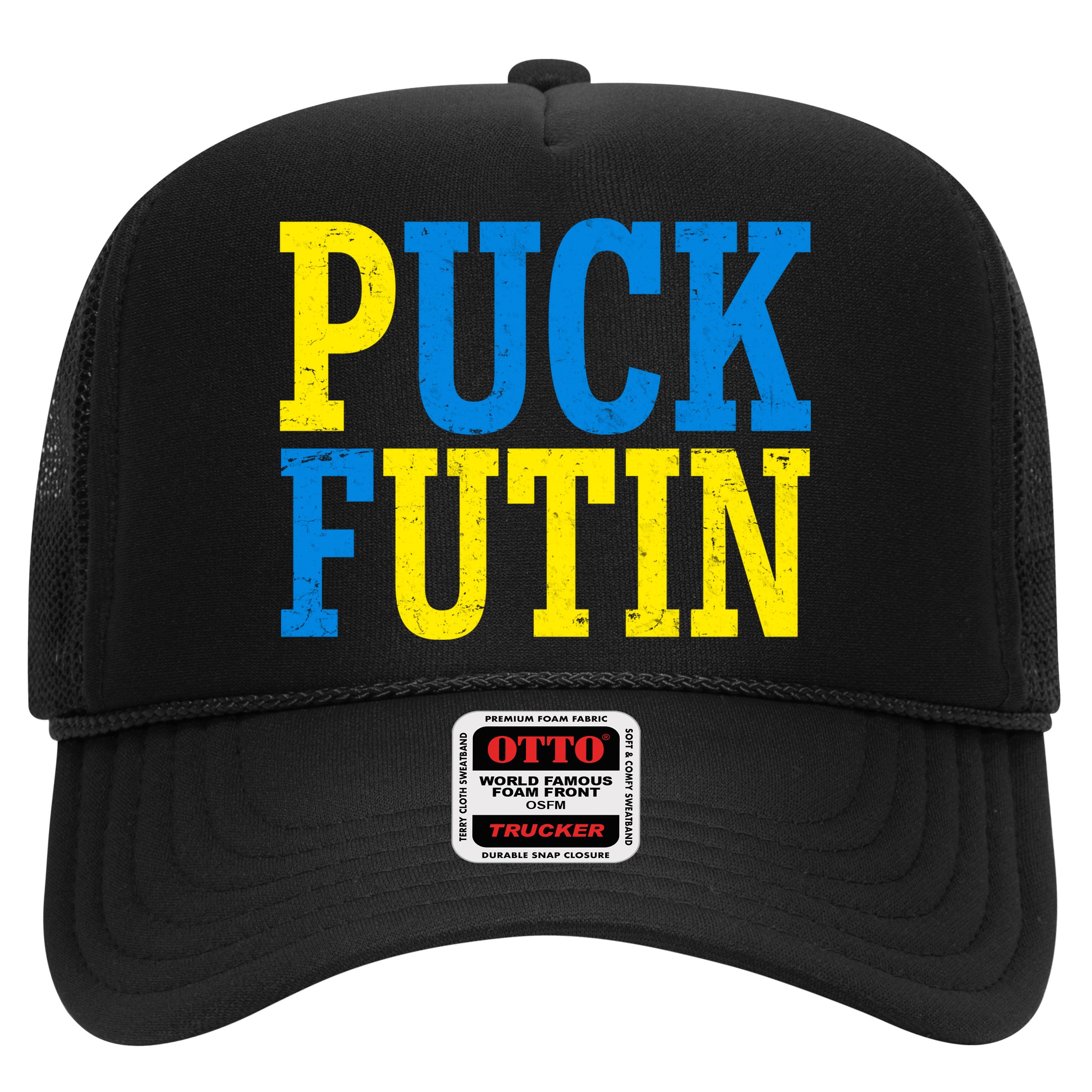 Funny Puck Futin Stand WIth Ukraine Hat