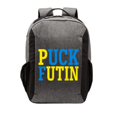 Funny Puck Futin Stand WIth Ukraine Vector Backpack