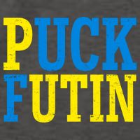 Funny Puck Futin Stand WIth Ukraine Vector Backpack