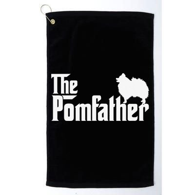 Funny Pomeranian Father Dad The Pom Father Dog Lover Golf Towel