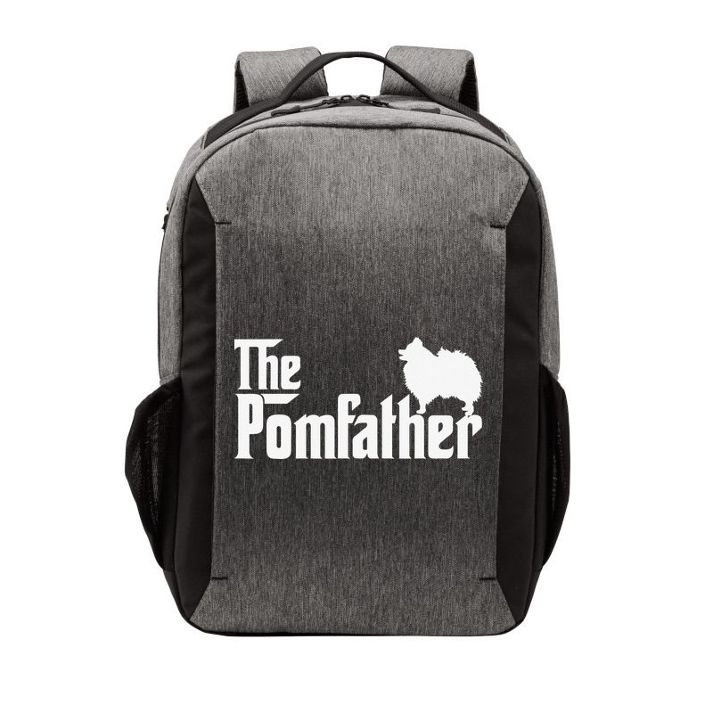 Funny Pomeranian Father Dad The Pom Father Dog Lover Vector Backpack