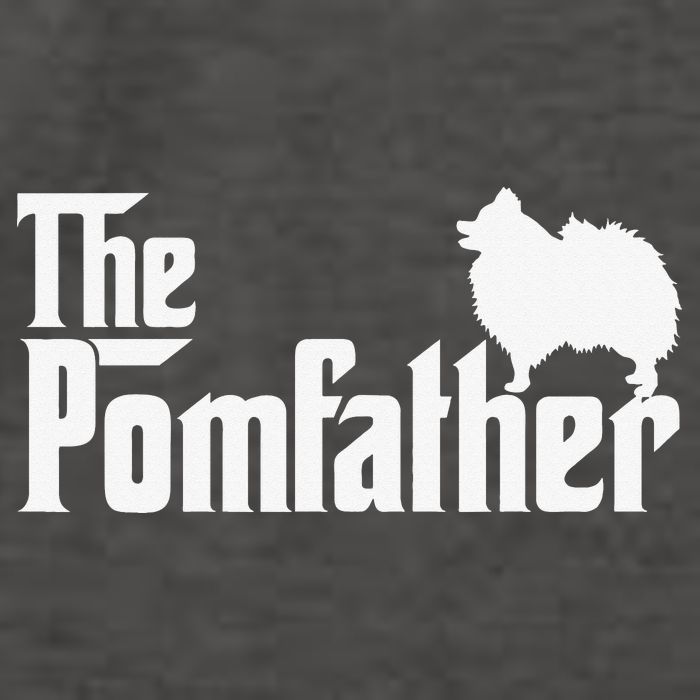 Funny Pomeranian Father Dad The Pom Father Dog Lover Vector Backpack