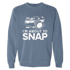 Funny Photography For Men Women Photographer Camera Lover Garment-Dyed Sweatshirt