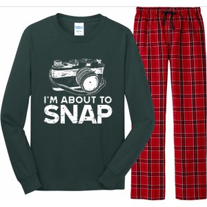 Funny Photography For Men Women Photographer Camera Lover Long Sleeve Pajama Set