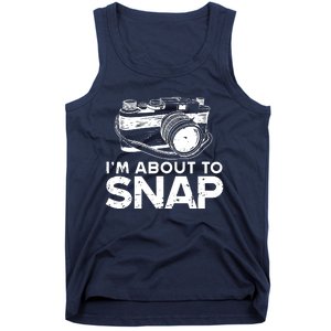 Funny Photography For Men Women Photographer Camera Lover Tank Top