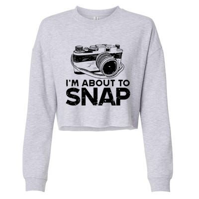 Funny Photography For Men Women Photographer Camera Lover Cropped Pullover Crew