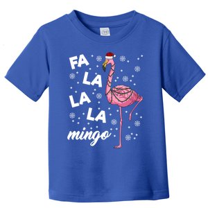 Falalalamingo Pink Flamingo Christmas Lights Santa Flamingo Gift Toddler T-Shirt