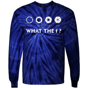 Funny Photography F Stop Lens Camera Lover Photographer Gift Tie-Dye Long Sleeve Shirt