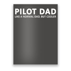 Funny Pilot Father Pilot Dad Poster