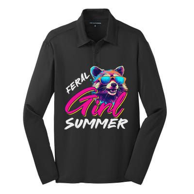 Funny Possum Feral Girl Party Vacation Summer Tank Top Silk Touch Performance Long Sleeve Polo