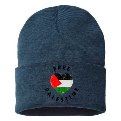 Free Palestine Sustainable Knit Beanie