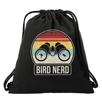 Funny Present For Bird Lover Co. Birdwatching Bird Watching Birding Drawstring Bag