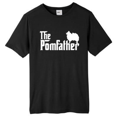 Funny Pomeranian Father Dad The Pom Father Dog Lover Tall Fusion ChromaSoft Performance T-Shirt