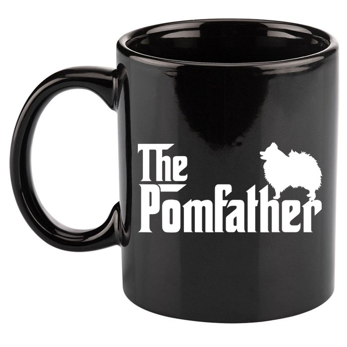Funny Pomeranian Father Dad The Pom Father Dog Lover 11oz C Handle Ceramic Mug