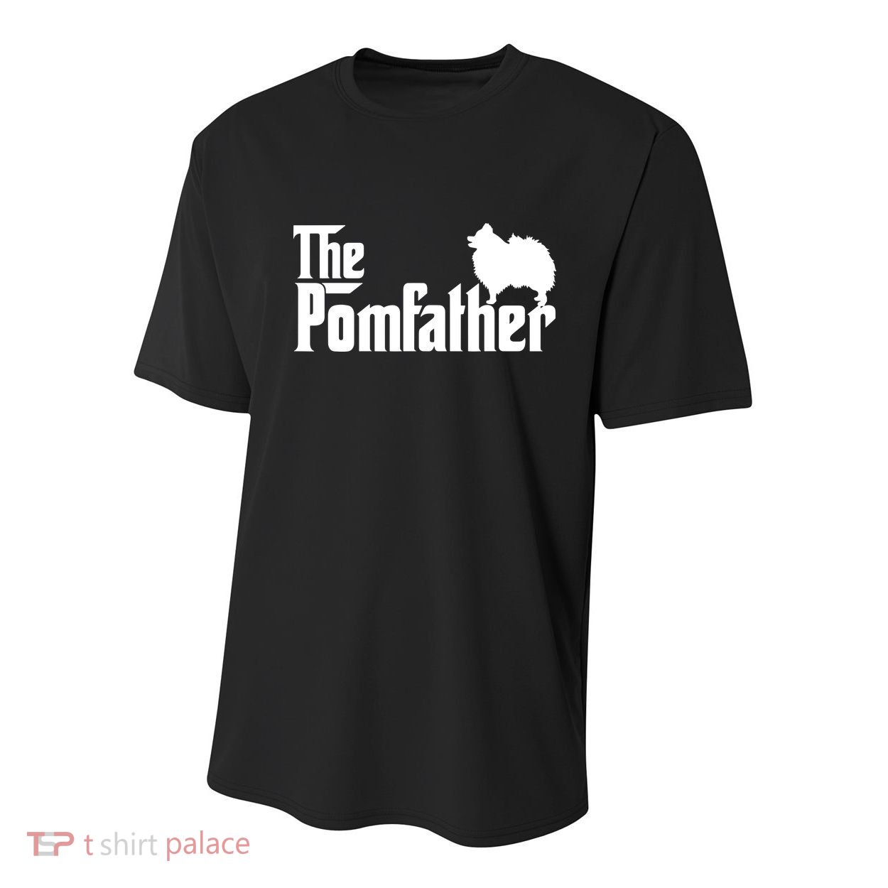 Funny Pomeranian Father Dad The Pom Father Dog Lover Youth Performance Sprint T-Shirt