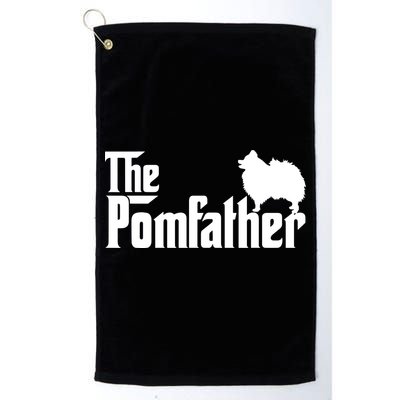 Funny Pomeranian Father Dad The Pom Father Dog Lover Golf Towel