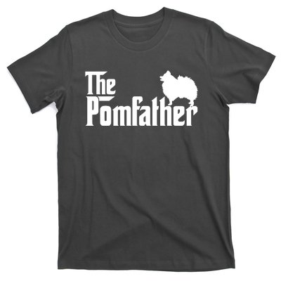 Funny Pomeranian Father Dad The Pom Father Dog Lover T-Shirt