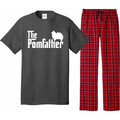 Funny Pomeranian Father Dad The Pom Father Dog Lover Pajama Set