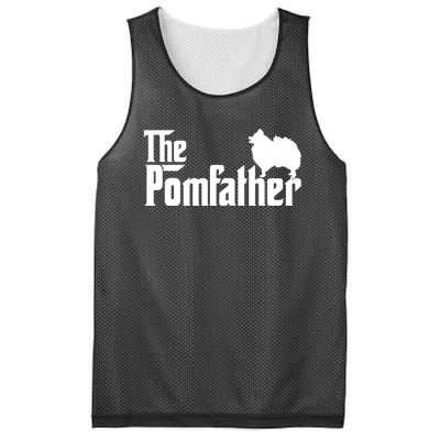 Funny Pomeranian Father Dad The Pom Father Dog Lover Mesh Reversible Basketball Jersey Tank