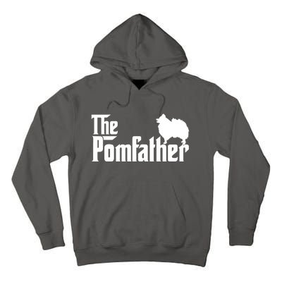 Funny Pomeranian Father Dad The Pom Father Dog Lover Tall Hoodie