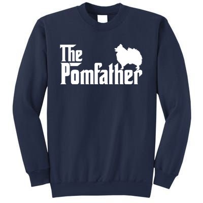 Funny Pomeranian Father Dad The Pom Father Dog Lover Sweatshirt