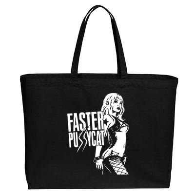 Faster Pussycat Cotton Canvas Jumbo Tote