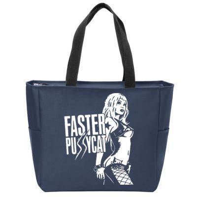 Faster Pussycat Zip Tote Bag