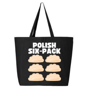 Funny Polish Food Polish Sixgiftpack Pierogi Gift 25L Jumbo Tote