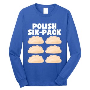 Funny Polish Food Polish Sixgiftpack Pierogi Gift Long Sleeve Shirt