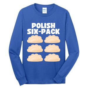 Funny Polish Food Polish Sixgiftpack Pierogi Gift Tall Long Sleeve T-Shirt