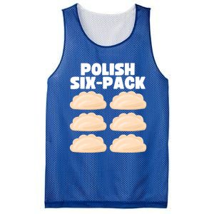 Funny Polish Food Polish Sixgiftpack Pierogi Gift Mesh Reversible Basketball Jersey Tank