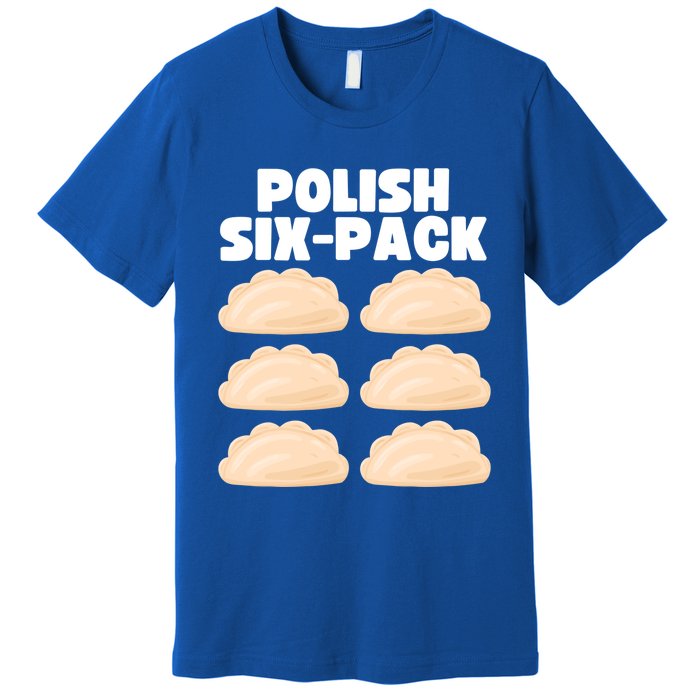 Funny Polish Food Polish Sixgiftpack Pierogi Gift Premium T-Shirt