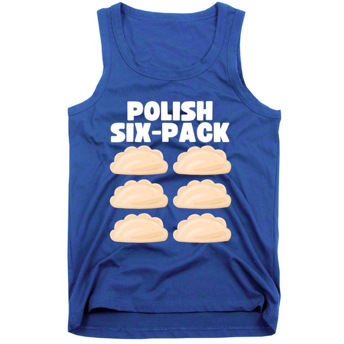 Funny Polish Food Polish Sixgiftpack Pierogi Gift Tank Top