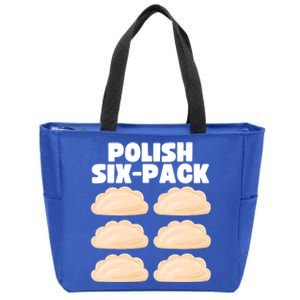 Funny Polish Food Polish Sixgiftpack Pierogi Gift Zip Tote Bag