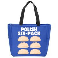 Funny Polish Food Polish Sixgiftpack Pierogi Gift Zip Tote Bag