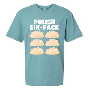 Funny Polish Food Polish Sixgiftpack Pierogi Gift Sueded Cloud Jersey T-Shirt