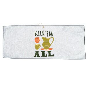 Funny Pottery Large Microfiber Waffle Golf Towel