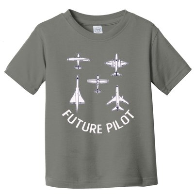 Future Pilot Fighter Jet Aircraft Airplane Plane Toddler T-Shirt