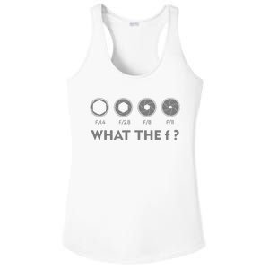 Funny Photography F Stop Lens Camera Lover Photographer Gift Ladies PosiCharge Competitor Racerback Tank