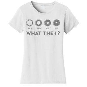 Funny Photography F Stop Lens Camera Lover Photographer Gift Women's T-Shirt