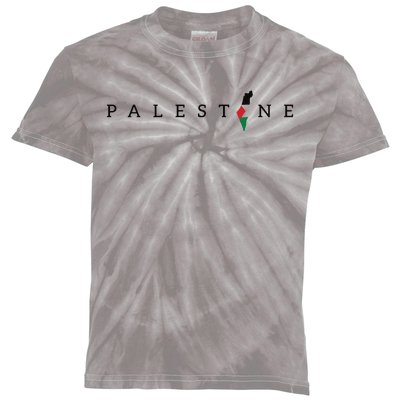 Free Palestine Kids Tie-Dye T-Shirt