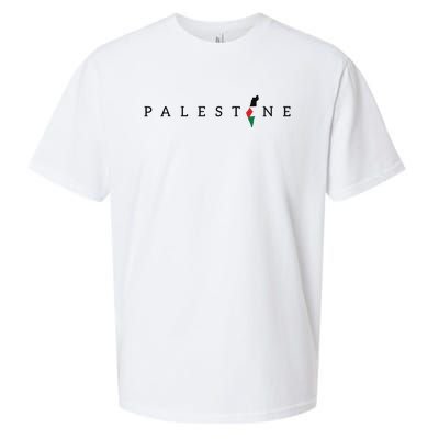 Free Palestine Sueded Cloud Jersey T-Shirt