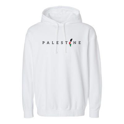 Free Palestine Garment-Dyed Fleece Hoodie