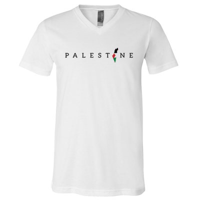 Free Palestine V-Neck T-Shirt