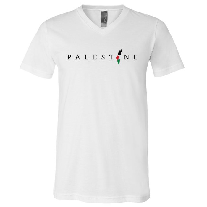 Free Palestine V-Neck T-Shirt