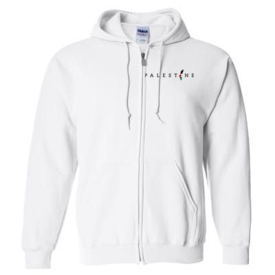 Free Palestine Full Zip Hoodie