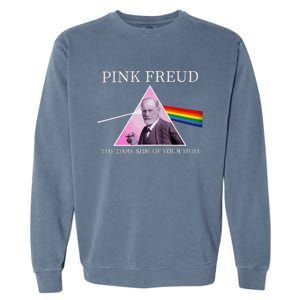 Funny Psychology Freud Pink Dark Side Of The Mom Freudia 1 Garment-Dyed Sweatshirt