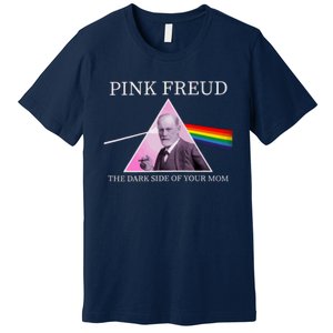 Funny Psychology Freud Pink Dark Side Of The Mom Freudia 1 Premium T-Shirt