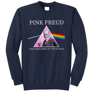 Funny Psychology Freud Pink Dark Side Of The Mom Freudia 1 Tall Sweatshirt