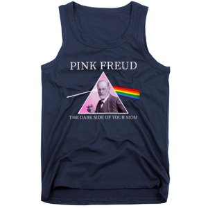 Funny Psychology Freud Pink Dark Side Of The Mom Freudia 1 Tank Top